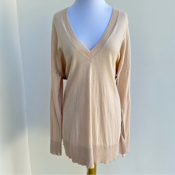 Derek Lam Cashmere Cotton Animal Print Sweater - Picture 4 of 4